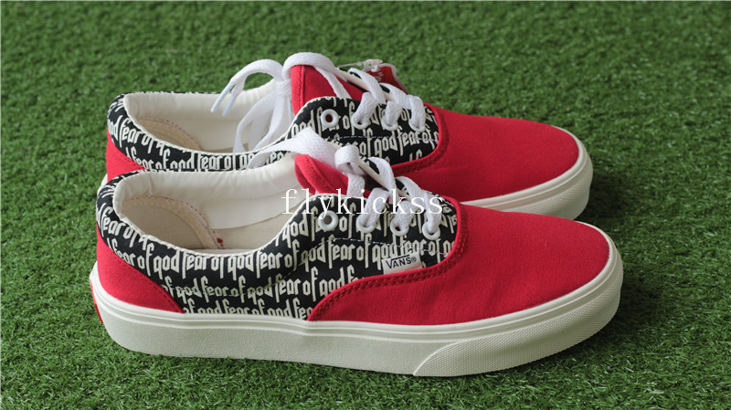 Fear Of God X Vans FOG Red 2017